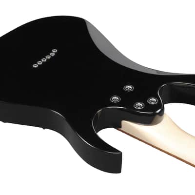 Ibanez GRGM21L-BKN GIO RG miKro Electric Guitar 6-String Lefty - Black Night image 11