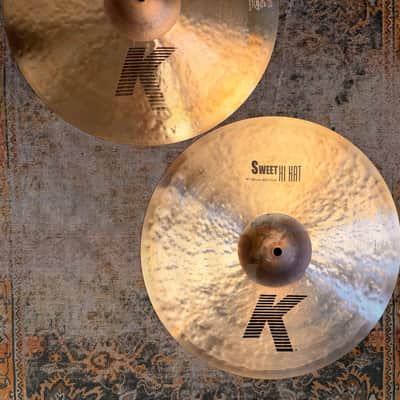 Zildjian K SWEET 16” Hihats HUGE 1234 1930 g AMAZING Shape! MASSIVE DARK HATS! Discontinued? Don’t Pay $700 image 4