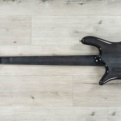 Spector Euro 5 CST Custom 5-String Bass, Ebony Fretboard, Natural Black Burst Gloss image 8