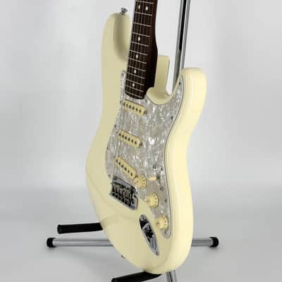 2023 Fender American Mod Shop Stratocaster Solid Rosewood Neck – Olympic White image 8