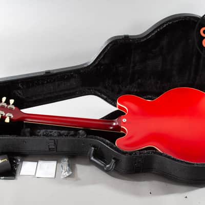 2024 Gibson ES-335 Satin Cherry OHSC Excellent 9.5/10 Rosewood Board 7lb 10oz image 6