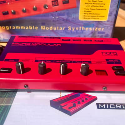 Nord Micro Modular Desktop Virtual Synthesizer 1997 - 2003 - Red image 6