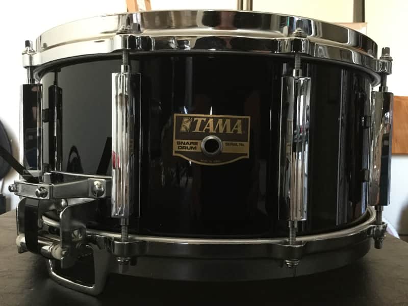 Tama AW316 Heavy Birch Snare 88' 1988 Piano Black Artstar Granstar Artwood image 1