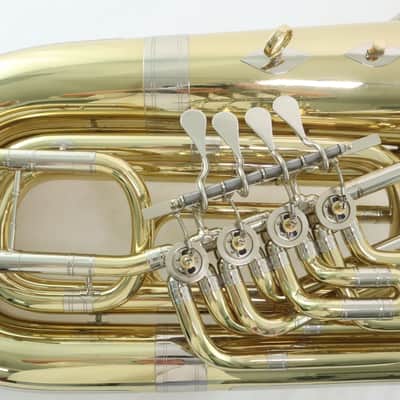 Miraphone Model 289 Professional 5/4 Size BBb Tuba SN 16201 EXCELLENT image 4