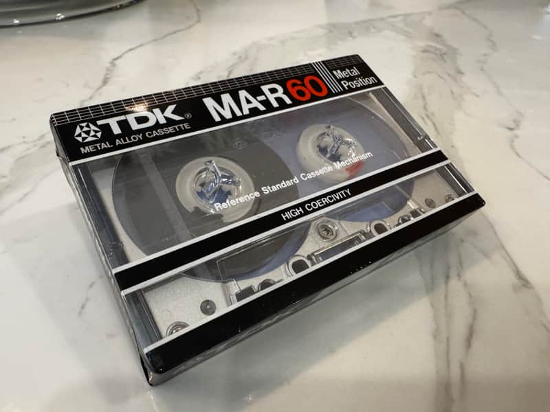 Vintage TDK MA-R 60 Type IV Metal Cassette Tape ( Sealed / New) image 1