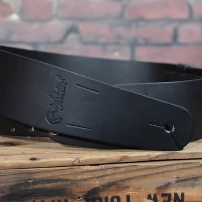 Right On Straps Magic Collection Master Key Premium Leather Guitar Strap Black w Fast Free Shipping image 1