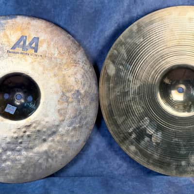 Sabian 14" AA Fusion Hi-Hat Cymbals (Pair) 1990 - 2001 - Brilliant image 2
