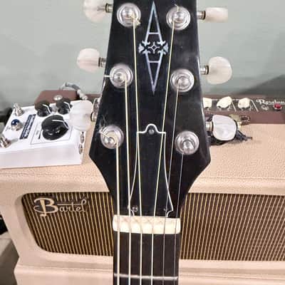 1990s Alvarez K. Yairi DY-88 Acoustic Electric Guitar, Black with Hardshell Case image 2