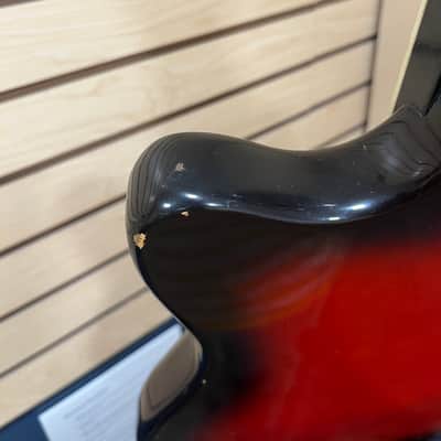 Harmony H17 Silhouette / Bobkat 1965 - Cherry Red Sunburst image 8