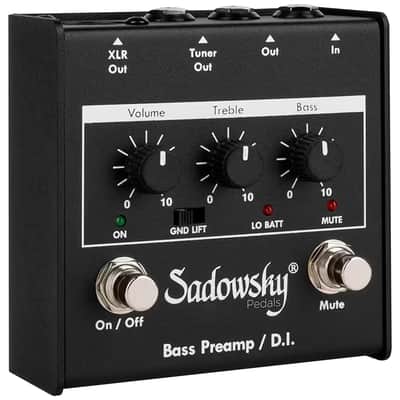 SBP-1 Pédale de préampli basse avec DI Sadowsky image 1