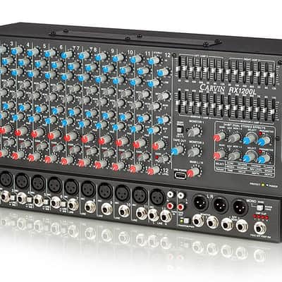 RX1200R Non-Powered 12 Channel Rackmount Stereo Mixer By Carvin Audio image 3