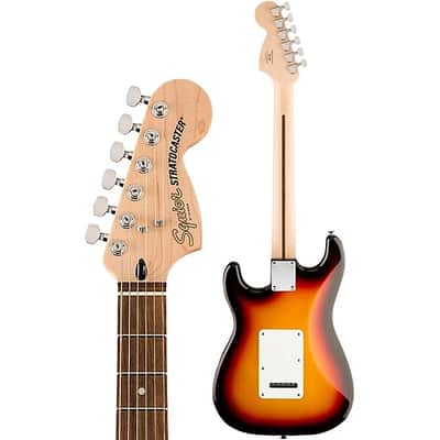 Squier Affinity Series Stratocaster Junior HSS Electric Guitar - 3 Color Sunburst image 3