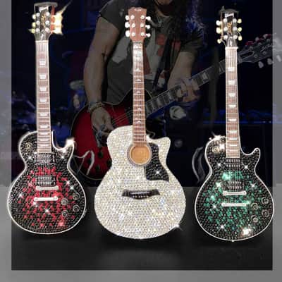 Axe Legends Taylor Acoustic 1:4 miniature Replica 2024 - Swarovski Crystals image 3