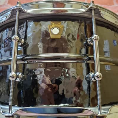 Ludwig *Pre-Order* Black Beauty Brass 6.5x14" Hammered Shell Snare Drum Tube Lugs LB417KT | Made in the USA | Special Order | Authorized Dealer image 4