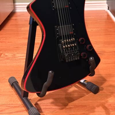 Washburn A20V Stage Series Electric Guitar RARE Black/Red Original OHSC Vintage image 5