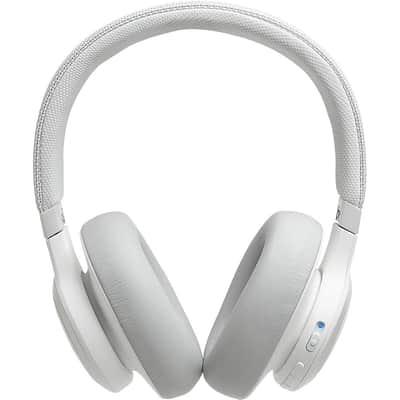 JBL LIVE 650BTNC Wireless Over-Ear Noise-Cancelling Headphones Regular White image 2