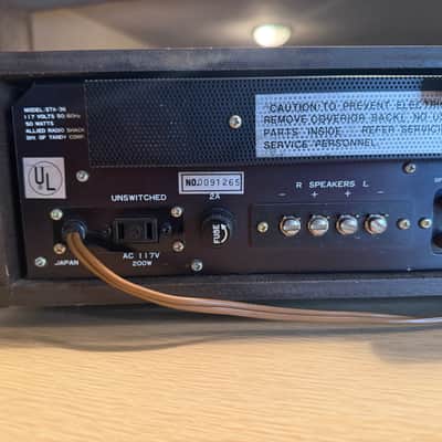 Vtg Realistic STA-36 AM-FM Stereo Receiver 1971 Wood LED Upgrade Serviced BEAUTY image 11