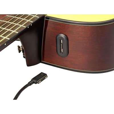 Yamaha TAG3 C TransAcoustic Dreadnought Cutaway Acoustic-Electric Guitar - Natural image 9
