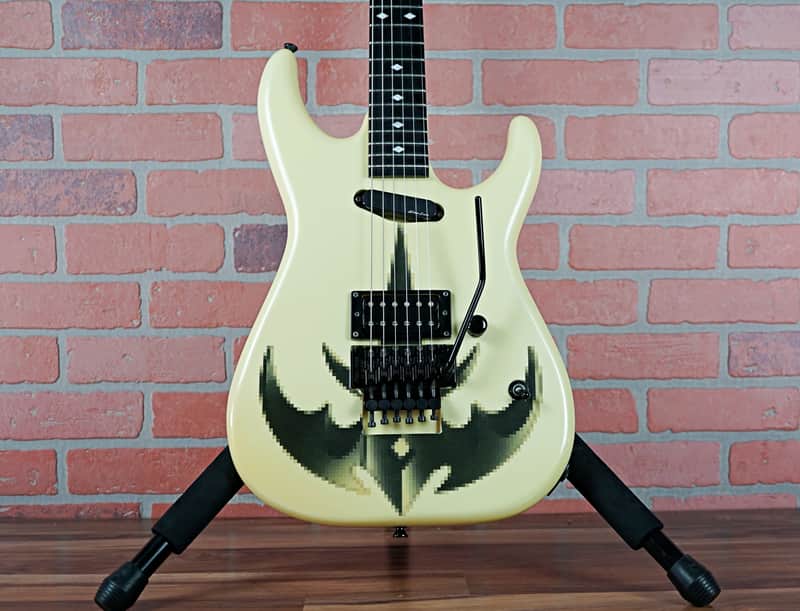 ESP Custom Shop Empire D Chris Degarmo "Queensryche" Signature model MIJ White Pearl W/Triryche 1991 image 1