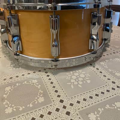 Tama AW456 Superstar Mastercraft Artwood Birch 6.5x14" Snare Drum with Roller-Action Strainer 1981 - 1986 - Super Maple image 3