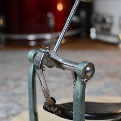 Premier '250' Vintage Bass Drum Pedal with Vintage Wood Beater - 1958 image 4
