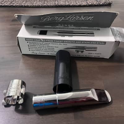 Berg Larsen 130/3/M Tenor Sax Mouthpiece 1980s - Stainless Steel image 1