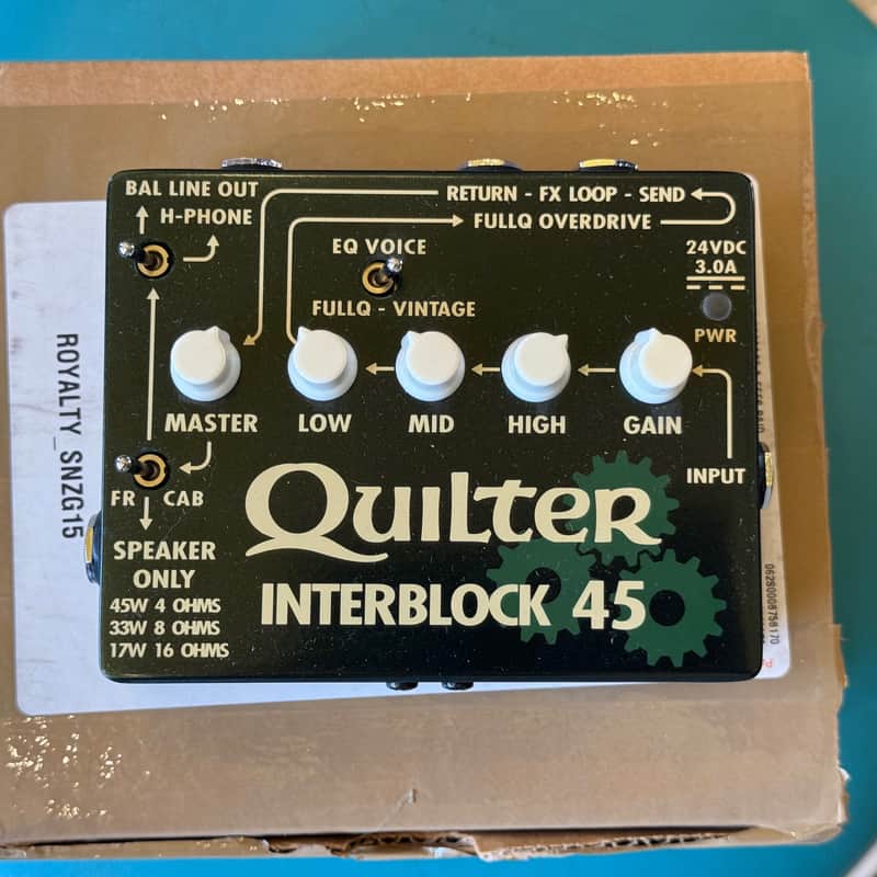 【値下げ】Quilter interblock 45 Quilter InterBlock 45 45-Watt Guitar Head Pedal | Reverb