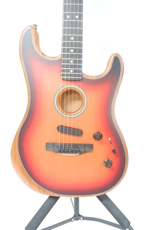 Fender American Acoustasonic Stratocaster 2020 - Present - 3 Color Sunburst image 1