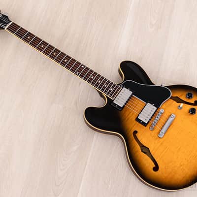 1996 Gibson ES-335 Dot Semi-Hollow Guitar Vintage Sunburst w/ 57 Classic PAFs, Fast Neck & Case image 12