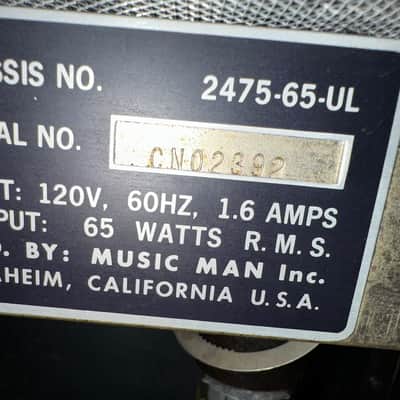 Music Man 212 Sixty Five 1978 image 20
