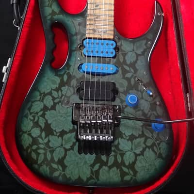 1991 Ibanez JEM 77 BFP Blue Floral Pattern Steve Vain Collectable Clean Board image 1