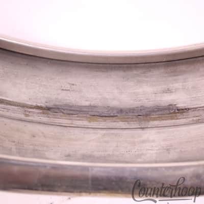 *Ludwig 2-Piece Brass 14x4"Snare Drum Vintage 20s NOB Dancel Model Universal USA image 14