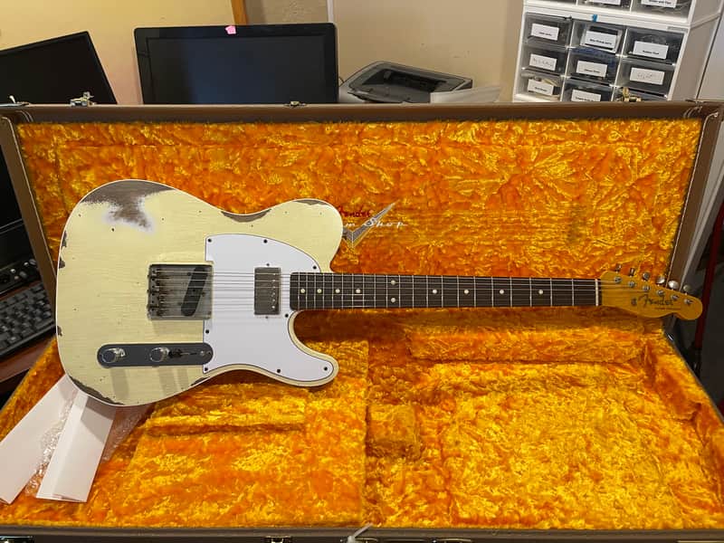 Fender 1960 Custom Shop Telecaster Vintage White Heavy Relic