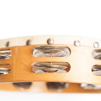 Rare 1950's double-row WFL (Ludwig) Professional Tambourine No. 95A image 9