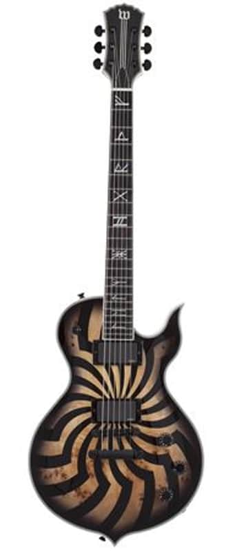 Wylde Audio Odin Grail Electric Guitar Charcoal Burst Buzzsaw image 1