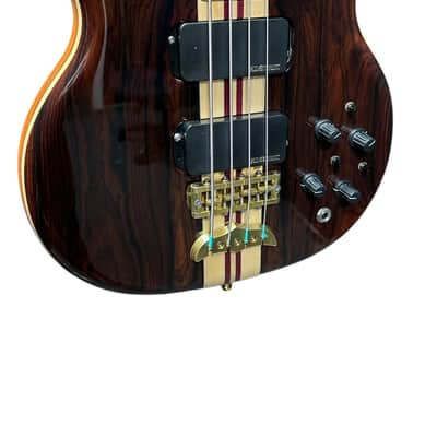 Alembic Stanley Clarke Sign Deluxe, Cocobolo / Ebony / Red and Amber LED's USED /Excellent *ONE OWNER NEVER GIGGED* *IN STOCK* image 6
