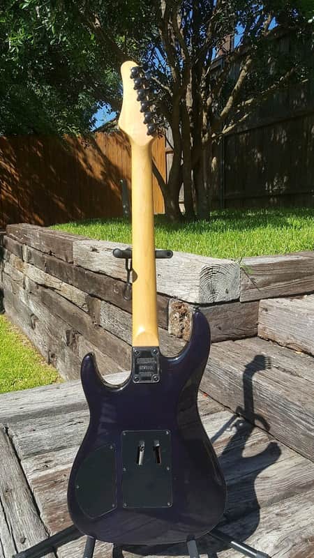 Washburn Stevie Salas Signature model Guitar Translucent Purple