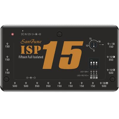 Leeky ISP15 Pedal Power Supply.15 Isolated Outputs, DC 9V/12V/18V,150-500mah,price include the import duty to US buyer image 3