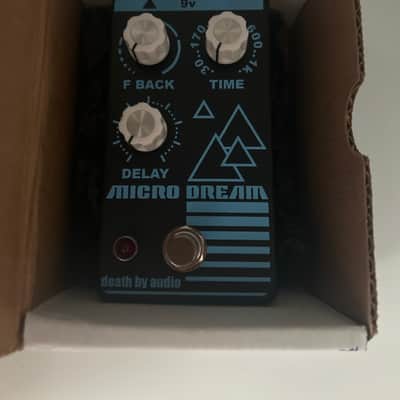 Death By Audio Micro Dream Delay - Black/Blue [BRAND NEW] image 2