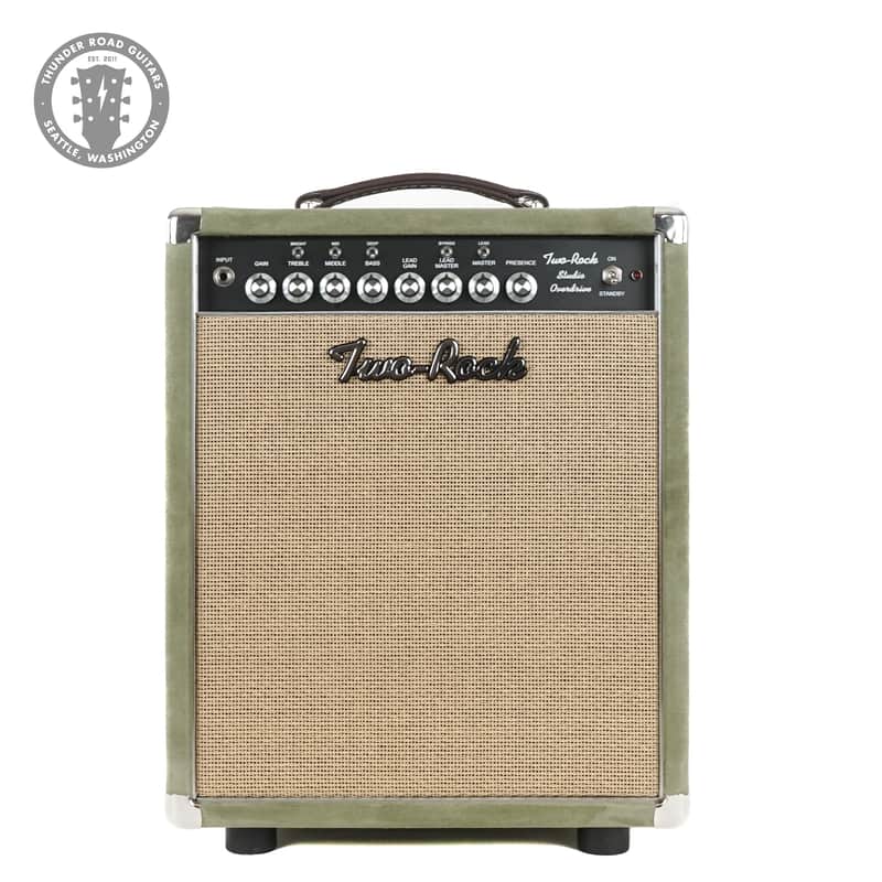 New Two Rock Studio Overdrive Combo Moss Green Suede / Cane Grill image 1