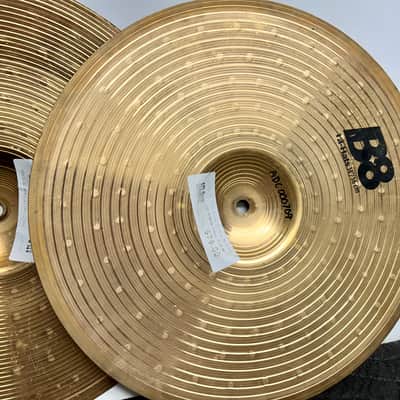 Sabian 14" B8 Hi-Hat Cymbals (Pair) 1990 - 2010 - Natural image 10