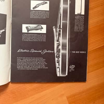 1960 Gibson Full line catalog Burst Es335 Les Paul ES330 Melody Maker PAF Case Candy Vintage imagen 5