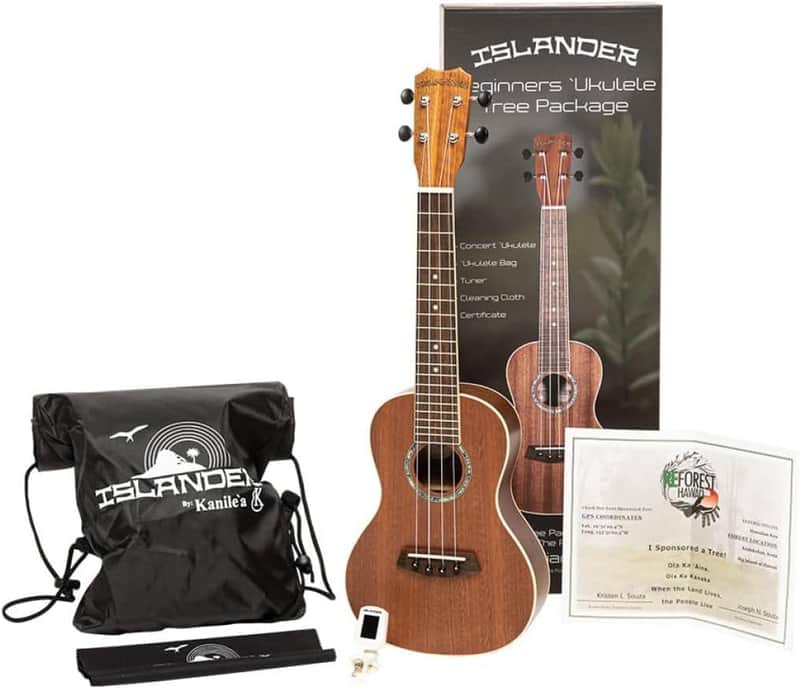 Immagine Islander PAT-BOX - Ukulele concert Reforest Hawai (+ housse) - 1