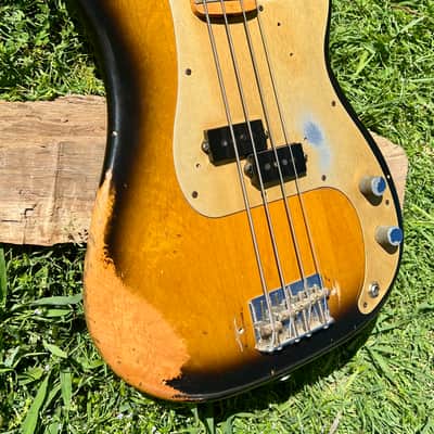 Vintage Fender Fullerton 57 Reissue Precision Bass Guitar 1982 image 8