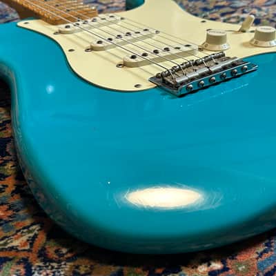 Fender Custom Shop '57 Dave’s Guitar Shop 25th Anniversary Relic Stratocaster 2007 Taos Turquoise image 7