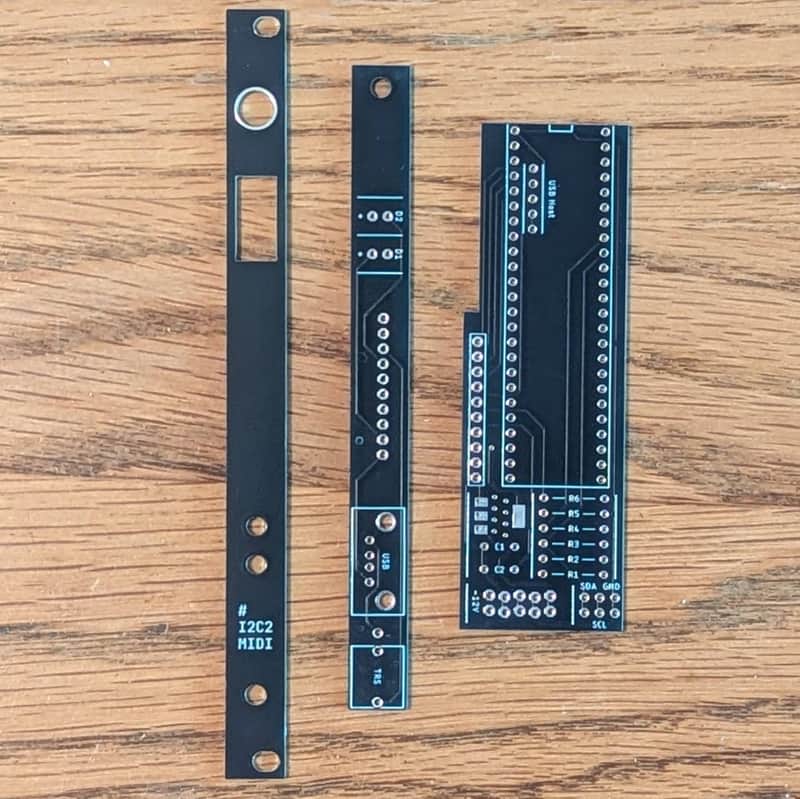 attowatt i2C2MIDI MKII pcb set (for monome teletype environment) image 1