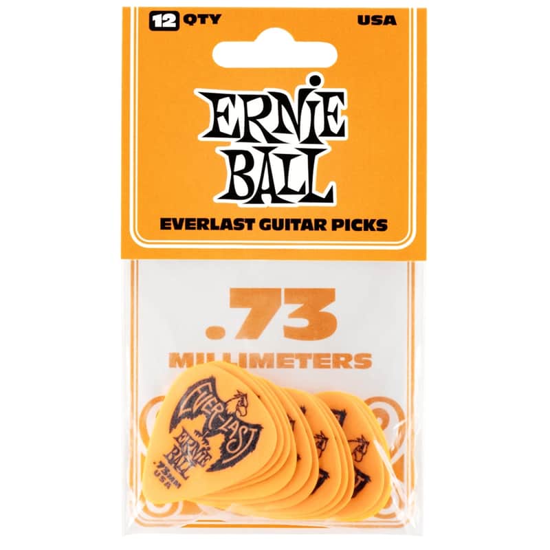 Ernie Ball P09190 Everlast Delrin Guitar Picks - .73mm (12-Pack) image 1