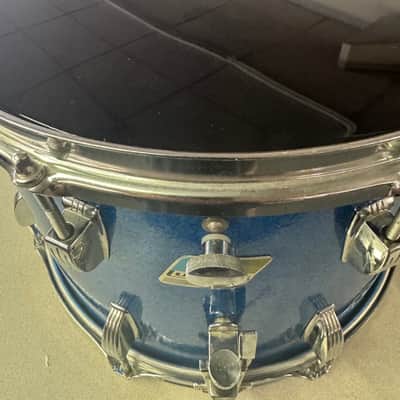 Ludwig 10”x14” Snare Drum 1970s - Blue Sparkle image 2