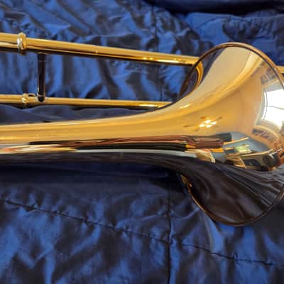 Yamaha YSL-446G Intermediate Bb/F Trombone 2022s - Lacquered Brass image 7