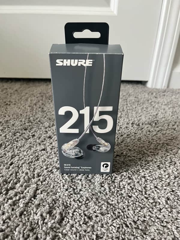 Shure SE215 PRO Wired In-Ear Monitors - 64" Cable